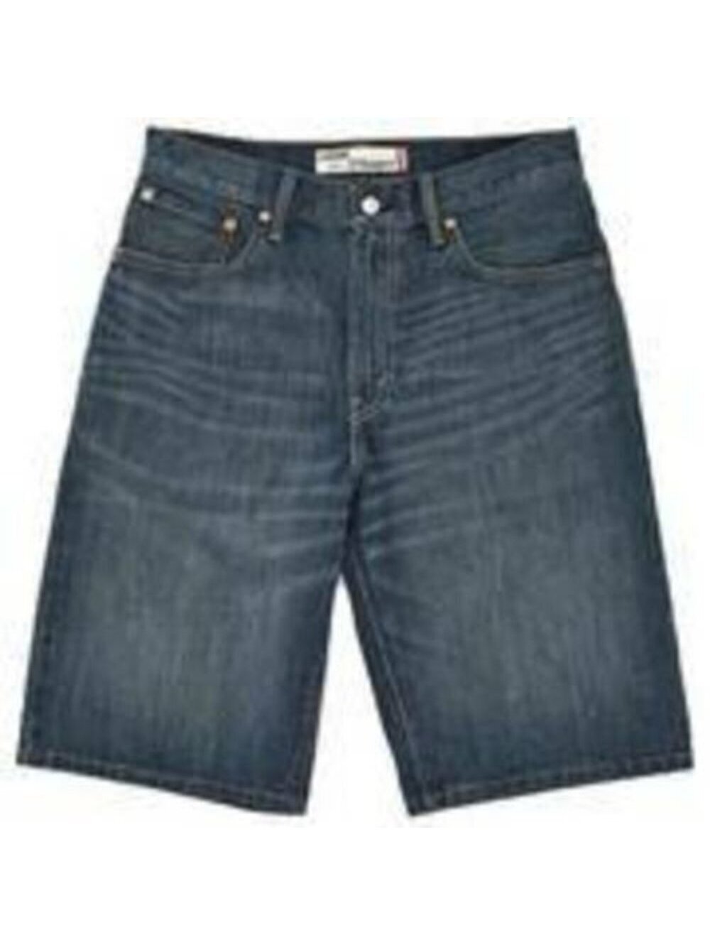 Levis Shorts 569 Mens 29 Blue Denim Loose Straight Fit Whisked Denim 5 Pkt Jean